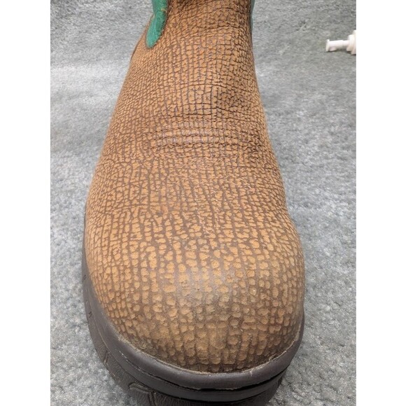 Twisted X Western Boots EZ Rider Womens Size 10M Teal Tan Round Toe WEZ0006 - Picture 9 of 15